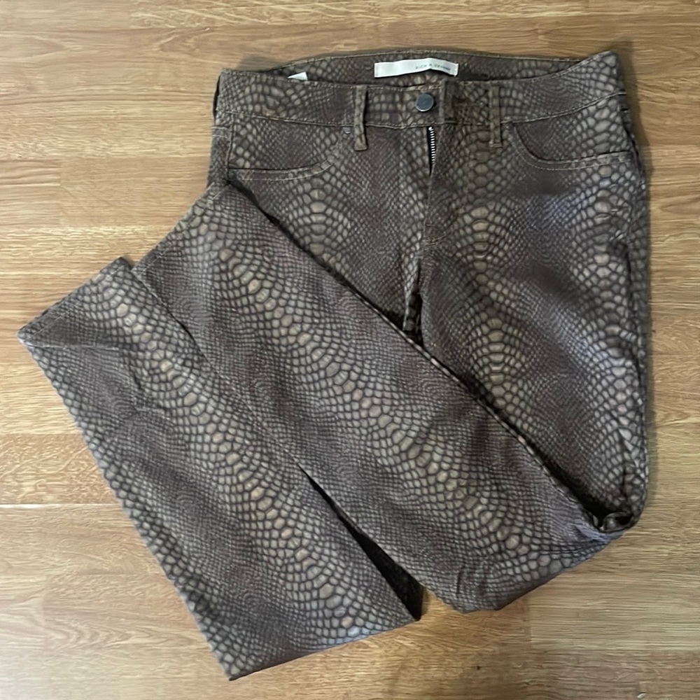 Rich & Skinny Snake Print Pants